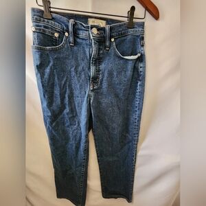 Madewell Perfect Vintage Straight Jeans. Size 27